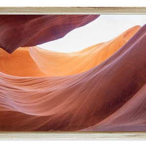 Slot canyon desert landscape - wall art photography, digital photo download
