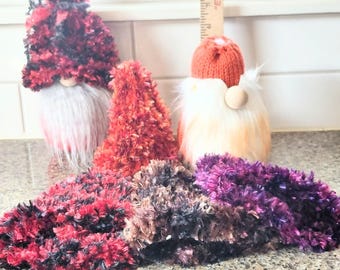 Gorro de gnomo afelpado precosido, material para manualidades