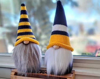 Michigan Wolverines Fan Gnome: Maize & Blue Team Colors