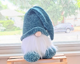 Brown Slouchy Hat Gnome. Gnome With Shoes. Tonttu. Nisse