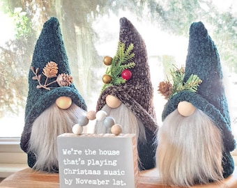 Handmade Nordic Gnome: Scandinavian Tomte Winter Decor