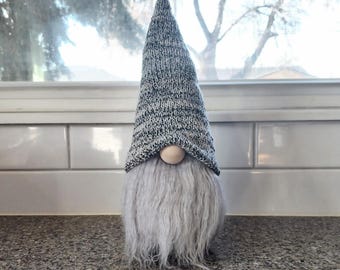 Handmade knitted Gnome: Scandinavian Tomte Fall Winter Decor