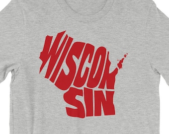 Wisconsin Tshirt | Wisconsin Home Shirt | Wisconsin stolz Tee | State of Wisconsin Bekleidung | Wisconsin Home T Shirt | Wisconsin Shirt |