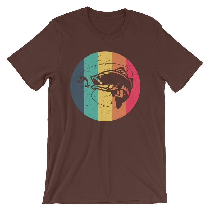 Retro Bass Fishing Shirt | Bass Fishing Shirt | Bass Fishing Gear | Bass Fishing Tshirt | Retro Fishing Shirt | Fishing Gift | Bass Fish image 2