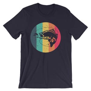 Retro Bass Fishing Shirt | Bass Fishing Shirt | Bass Fishing Gear | Bass Fishing Tshirt | Retro Fishing Shirt | Fishing Gift | Bass Fish image 4