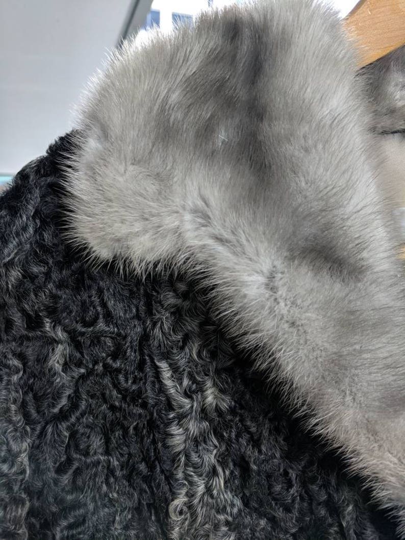 Vintage Persian Lamb & Mink Fur Coat Etsy