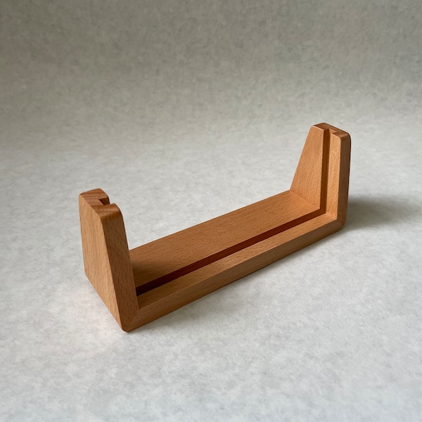 Wood stand for desk calendar, photo holder, art print holder, board holder