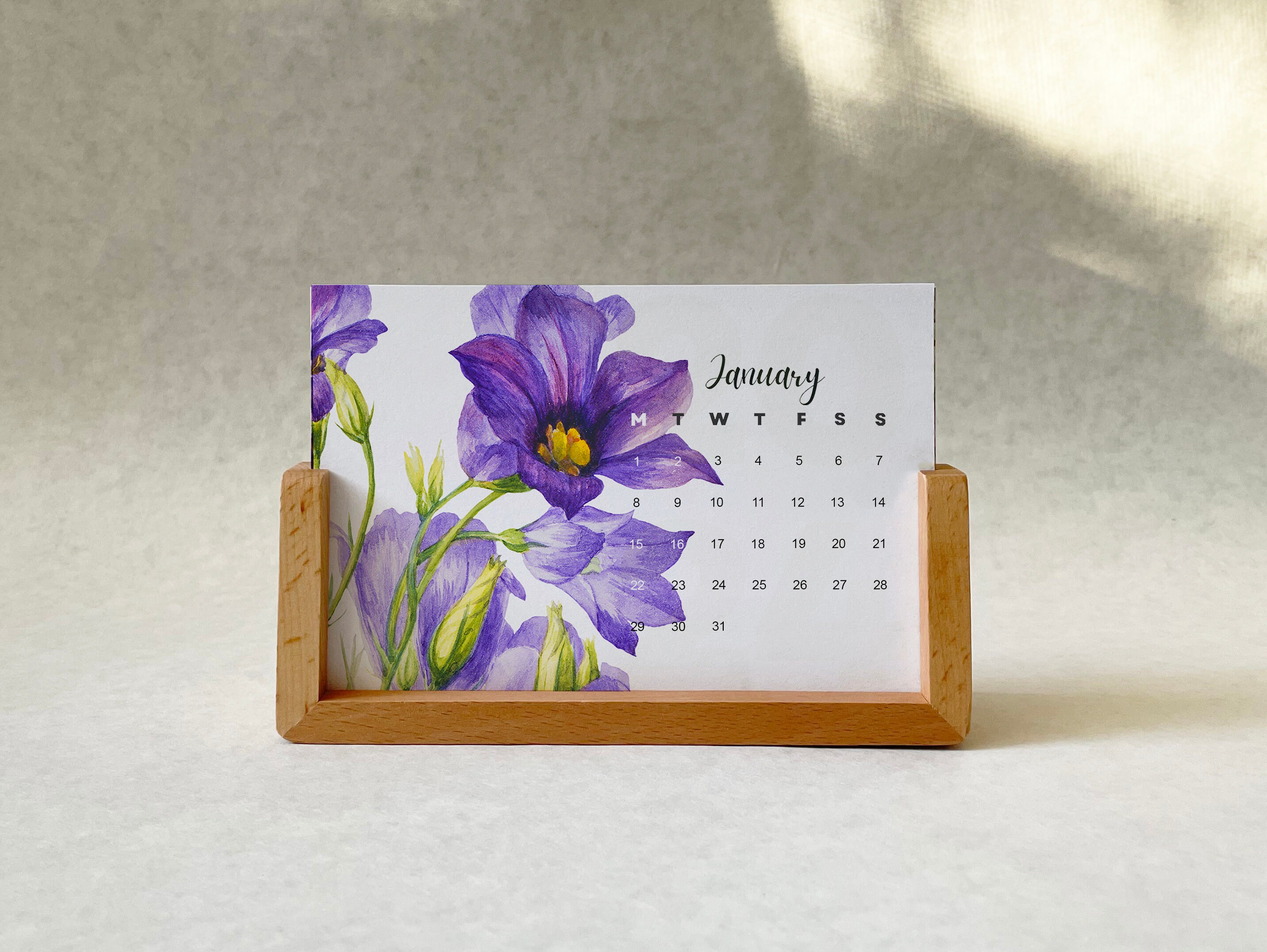 2024 Calendar. Small Size Desk Calendar. Christmas Gift. New Year Gift ...