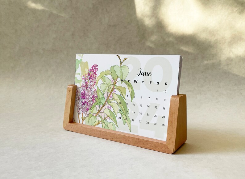 2024 Calendar. Small Size Desk Calendar. Christmas Gift. New Year Gift ...