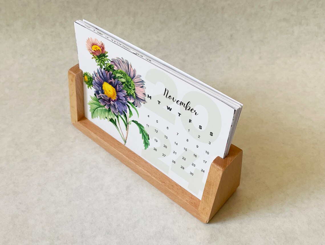 2024 Calendar. Small Size Desk Calendar. Christmas Gift. New Year Gift ...