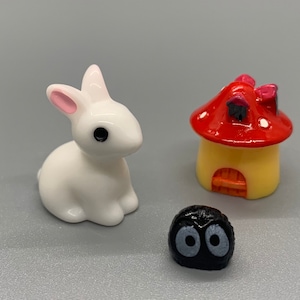 Fairy Garden Accessories, Bunny Set, Fairy Garden Kits, Mini Fairy Garden Supplies, Mini Garden,fairy garden miniatures,Waterproofed,resin