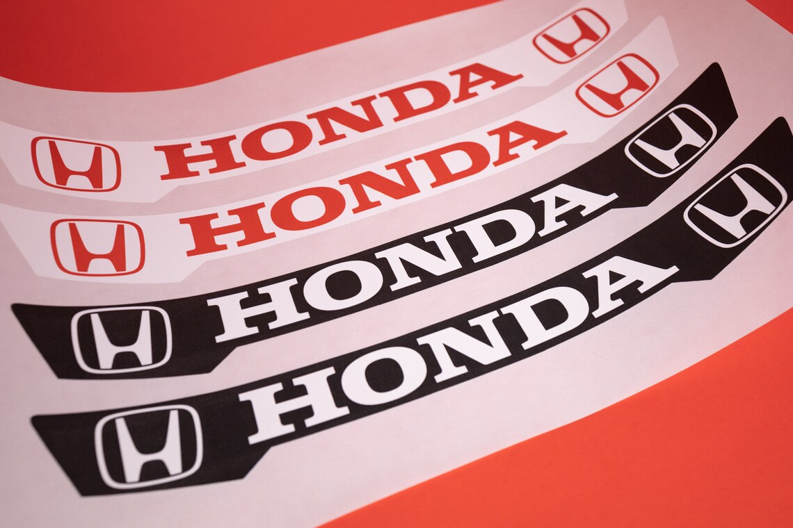 Honda Helmet Visor Decals US Based Seller Etsy
