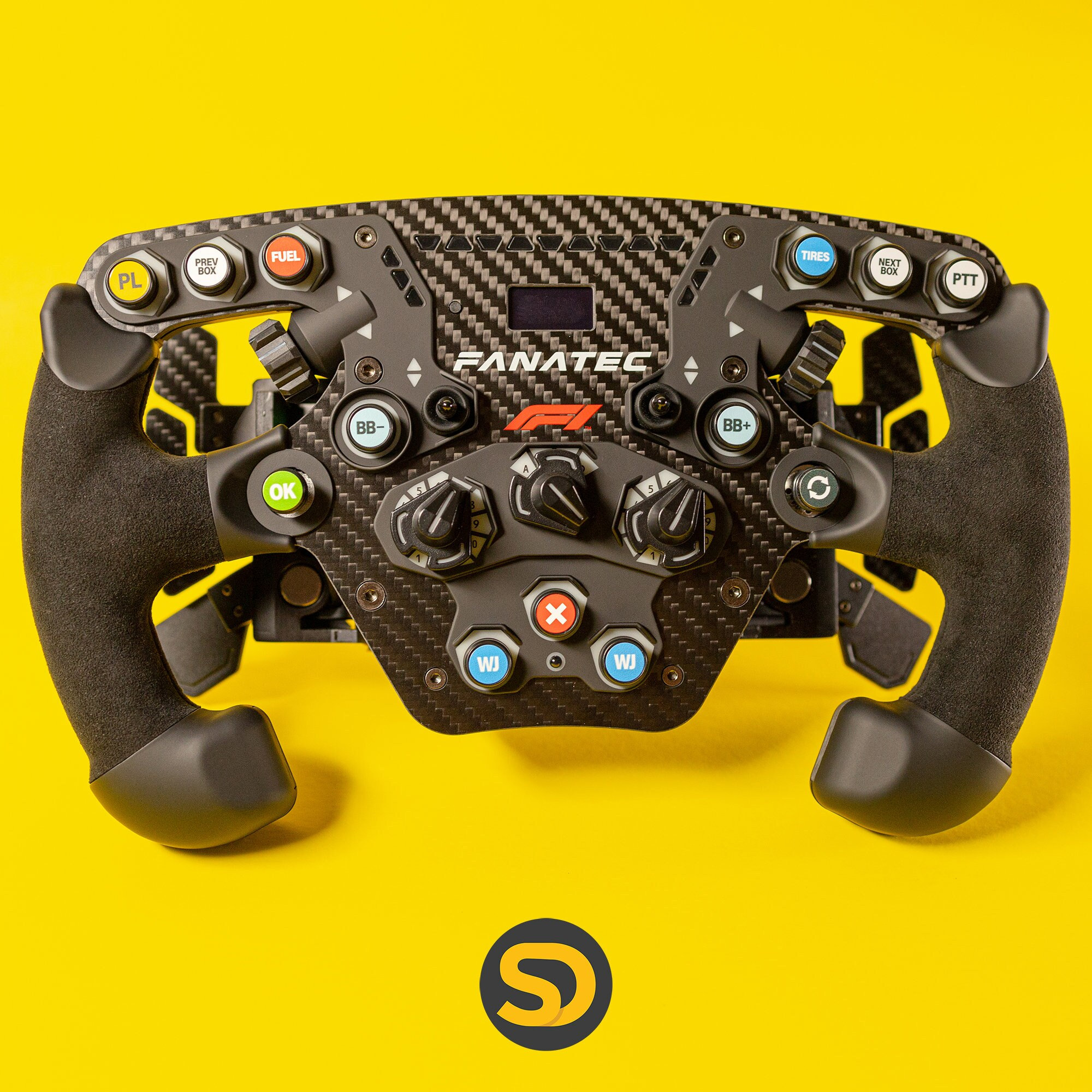 Se Blottir Donn es Palpiter Sim Racing Button Box And Wheel Stickers 