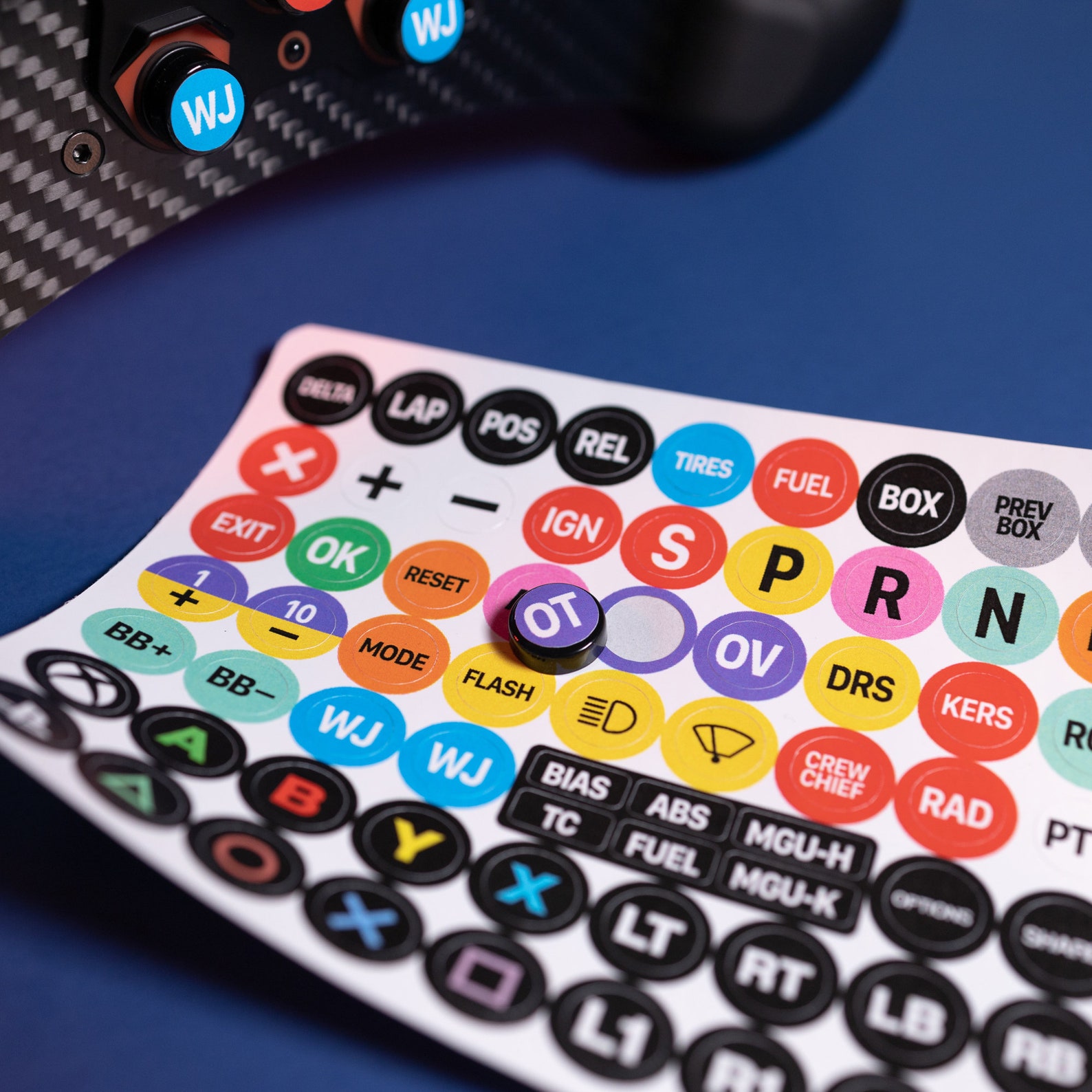 Sim Decals Circle Stickers Designed for Sim Racing Wheel Etsy