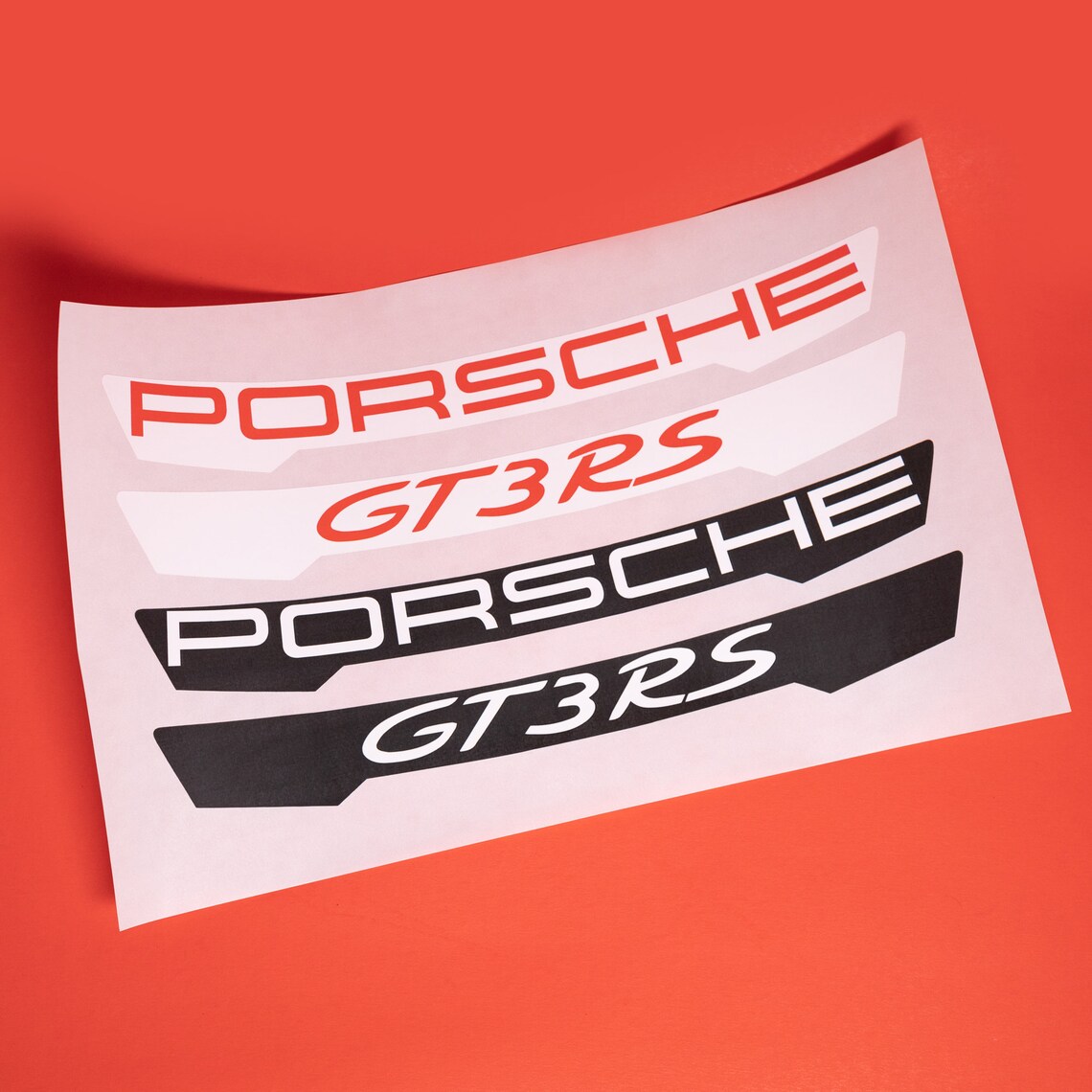 PORSCHE Helmet Visor Decals GT3 RS US Based Seller Etsy