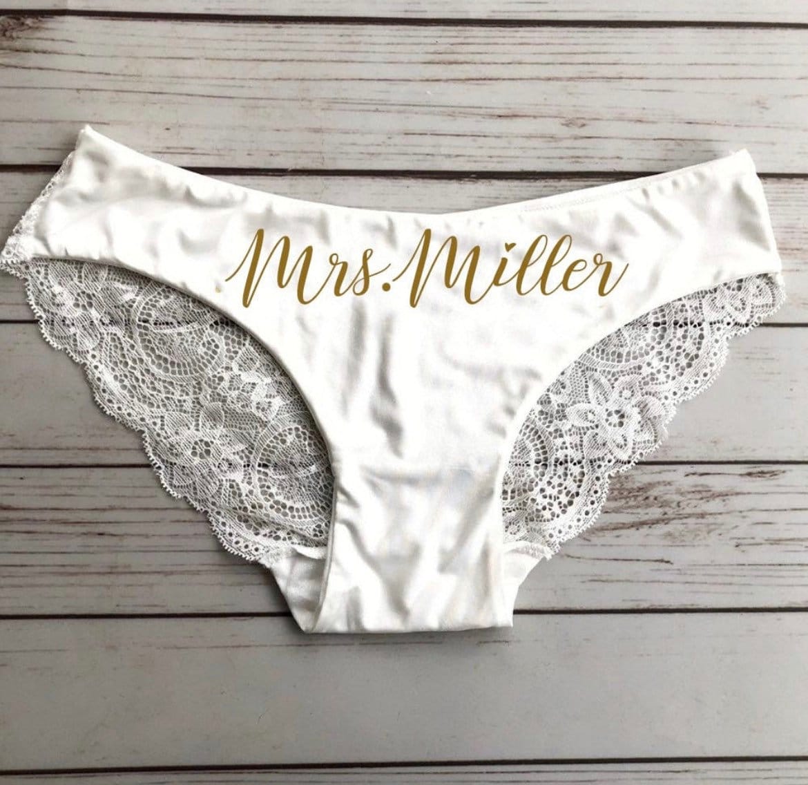 AWESOMETIVITY Bachelorette Gifts for Bride - Bridal Lingerie Underwear,  XS-XXL