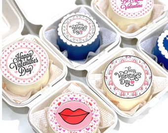 JCD 8-Pack Valentine's Day Bento Cake & Cupcake Box Combo - Clear Window, Holds 1 Cake & 5 Cupcakes - View #5