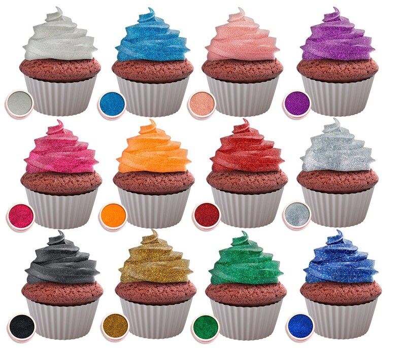 Glitter disco Dust for cake decoration 8 grams 0.28 oz Use Etsy