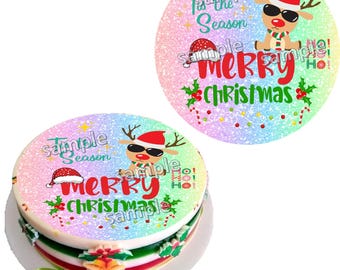 Sweet candy Christmas Edible image cake topper for jelly art, Impresiones y transfer para gelatinas Gelapaletas papel de arroz o papel bond