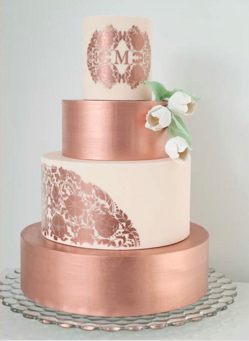 4 gr Edible rose gold disco luster dust cake decorating supplies fondant decor