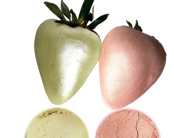 Edible Rose Gold luster dust and Champagne for cake decoration, strawberry chocolate covered/ fondant decor powder coloring Paint food