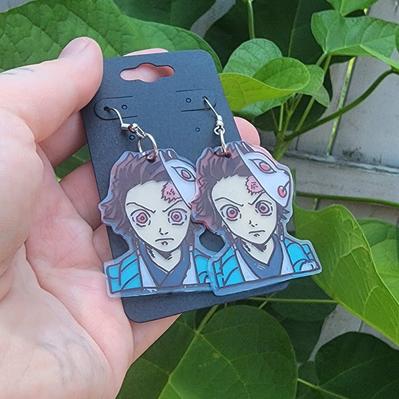 Demon Slayer Earrings tanjiro Kamado - Etsy