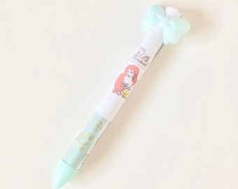 Disney Japan Two Color Mimi Pen Princess Little Mermaid Multi Pen Red /& Black