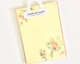 Penpal Writing Paper Set Floral Stationery Set Sunflower Letter Set Stationery Gift Set Botanical Writing Set with Envelopes