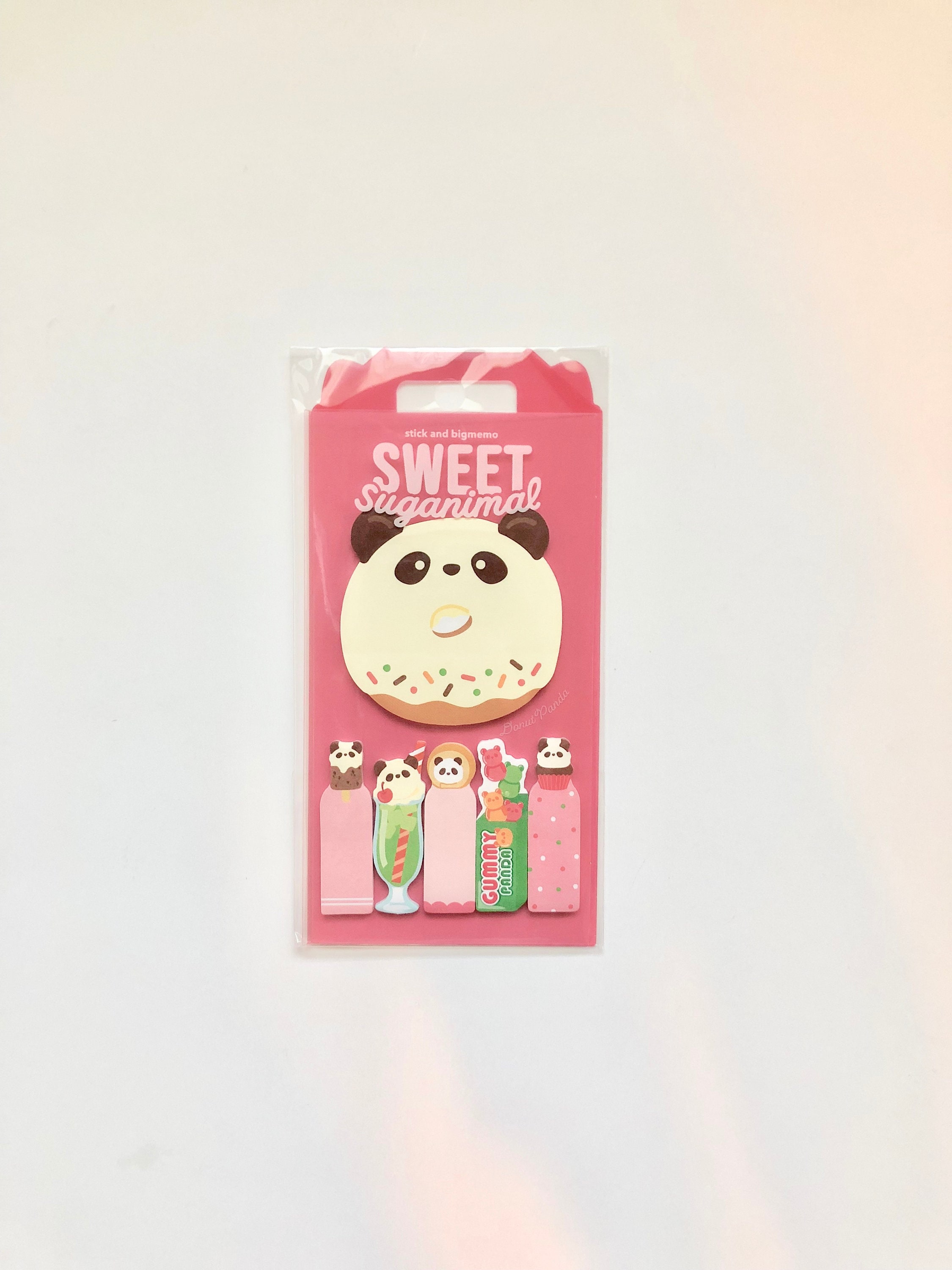 Teen Panda Gift Set Squishy Sketch Book Panda Ears Sticker Pouch GS2-1004