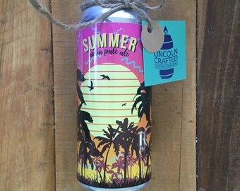 SUMMER - Craft CANdle - Vitamin Sea Brewing - 100% Soy Wax - *Scented* - Homemade - Wedding Gift - Groom Gift - DIY - IPA - Made in U.S.A.