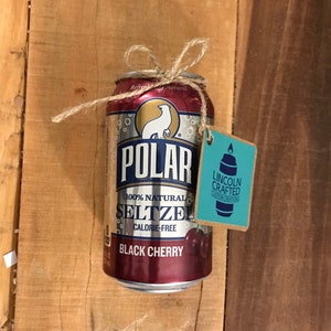 Polar Black Cherry Seltzer Craft Candle 100% Soy Wax Handmade CANdle Scented Wedding diy Worcester Made in U.S.A. image 1