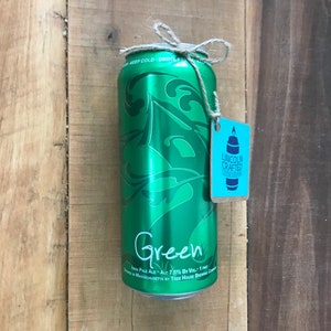 Tree House Brewing &quot;Green&quot; Craft Beer Candle - 100% Soy Wax - *Scented* - Homemade - Wedding Gift - Groom Gift - DIY - IPA - Made in U.S.A.