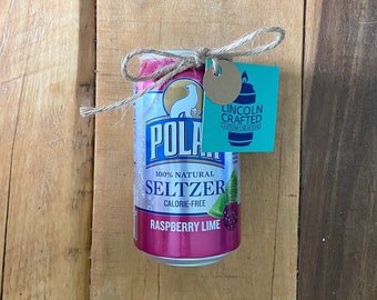 Polar "Raspberry Lime" Seltzer Craft Candle - 100% Soy Wax - Handmade CANdle - *Scented*- Wedding - diy - Worcester - Made in USA