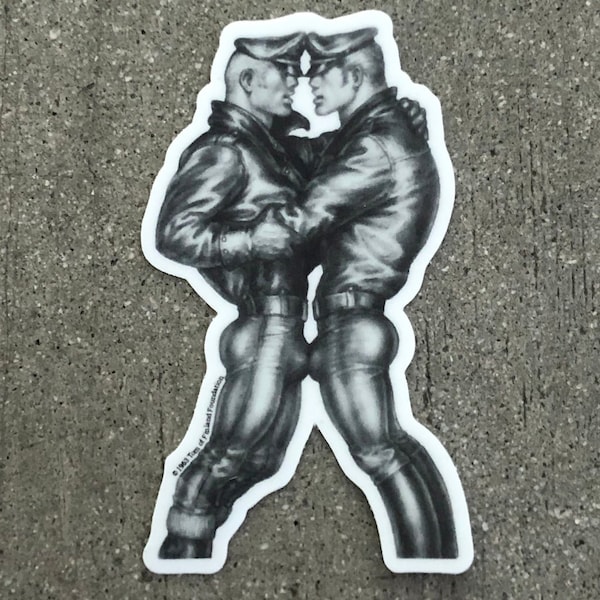 Tom of Finland Leather Duo Sticker