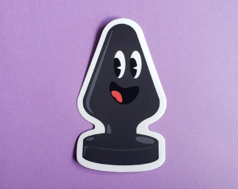 Happy Butt Plug Sticker