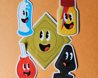 Play pals sticker set (5 pieces)