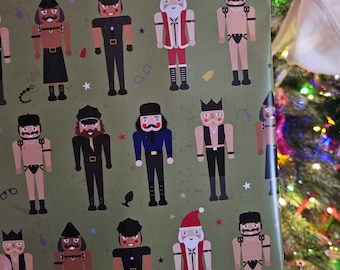 Nut-Cracker Leatherman Holiday Wrapping Paper