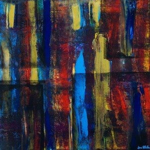 Original Painting, Abstract Art, Original Art, Artwork, Acrylic Painting, Abstract Painting, red blue Painting, Abstract, Abstract Canvas