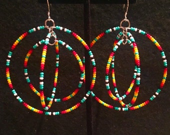 Triple Hoop Earrings - “The Hoop Dancer”