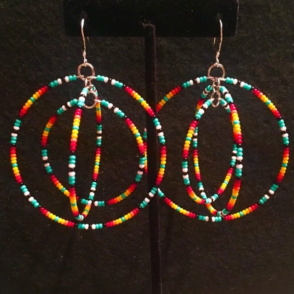 Triple Hoop Earrings - “The Hoop Dancer”