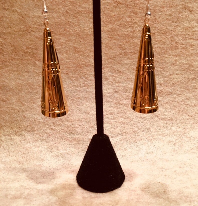 Native American Gold Jingle Cone Earrings Etsy