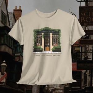 Flourish and Blotts Bookstore Tee, Wizard Merch, HP Merch, Magical Bookworm Gift, Literary Fan Shirt, Graphic Novel Top