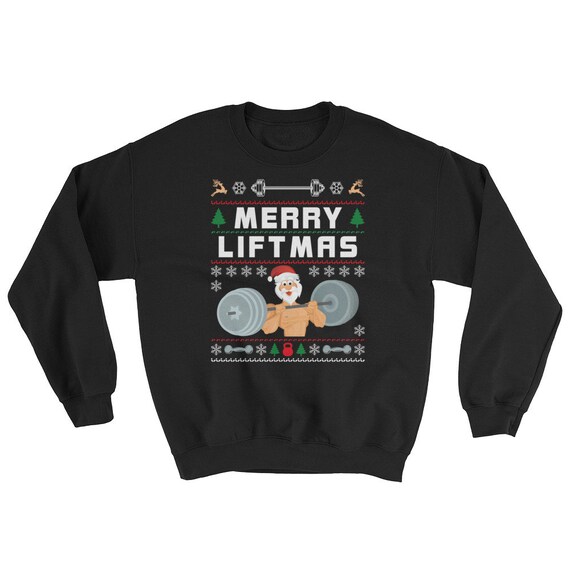merry liftmas christmas sweater