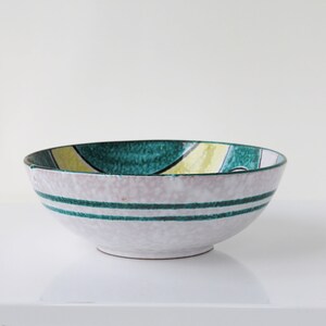 Schale 50er Italien Keramik Bowl Italy Handpainted 50s vintage alt antik old Ceramic MCM Bild 3