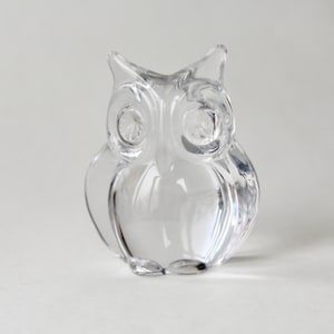 Daum France クリスタルガラス　フクロウ Daum France クリスタルガラスフクロウ