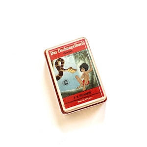 Cuarteto "El libro de la selva" juego de cartas juego de cartas juego de cartas 1969