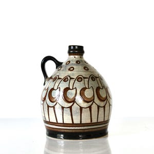 Vase jug studio ceramic Scandinavian old antique old