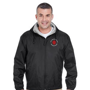 28th Infantry Division Embroidered Fleece-Lined Hooded Jacket-7418