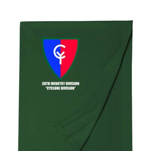 38th Infantry Division Embroidered Blanket-7495