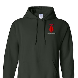 US Army Special Operations Command-USASOC- Embroidered Hooded Sweatshirt-14018